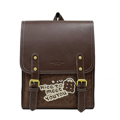 Simple Western-style High-quality Large-capacity Commuter And Street-ready Backpack