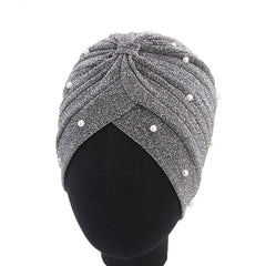 Babys-breath Pearl Womens Headscarf Cap
