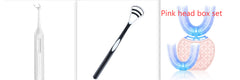 360 Degrees Intelligent Automatic Electric Toothbrush Waterproof U Type Tooth Brush Whitening Blue Light USB Charging