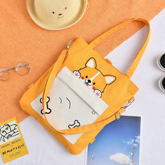 Womens Oxford Cloth Tote Bag Multi-Functional For Students