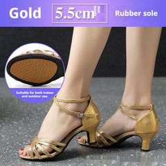 New Style Latin Dance Shoes For Women Square Dancing And Ballroom Dancing
