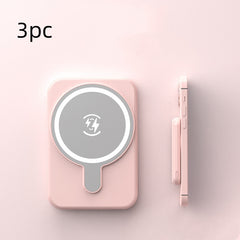 Mini-Powerbank mit Schnellladefunktion, magnetisch, kabellos, 5000 mAh, tragbar
