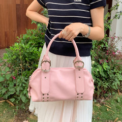 Retro Chic One-shoulder Tote Biker Bag Underarm Bag