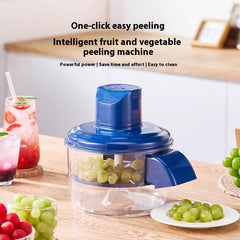 Automatic Electric Grape Peeler Electric Rechargeable Fruit Peeling Machine Hands-Free Skin Remover Home Kitchen Supplies Kitchen Gadgets