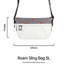 Portable Large-Capacity Crossbody Bag Contrasting Colors Versatile Travel Shoulder Bag