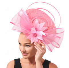 Bridal Hair Accessory - Feathered Fascinator for Wedding Banquets Parties and Photo Shoots