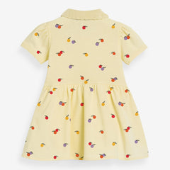 Fashion Girls POLO Short Sleeve Lapel Dress