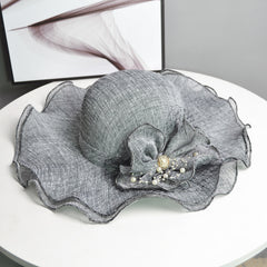Women's Linen Breathable Wide-Brim Sun Hat