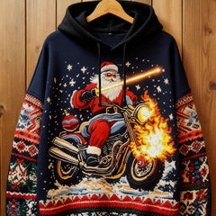 Fashion Casual Printed Polyester Sweater