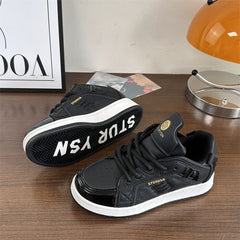 Men's National Fashion All-match Thick Bottom Board Shoes