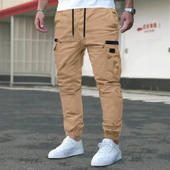 Outdoor Casual Work Pants With Drawstring Cuffs