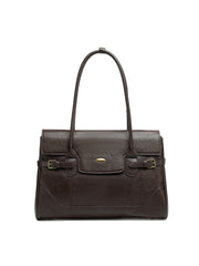 New Commuter Retro Versatile Genuine Leather Underarm Womens Bag