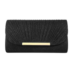 Women's Hardware Edge Party Pattern Fine Pink Clutch