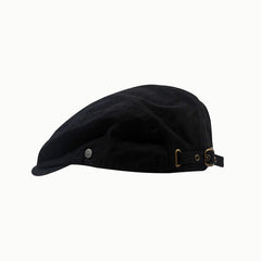 Personalized Fashion Short Brim Silver Buckle Cap