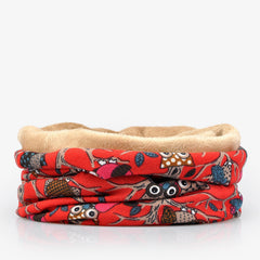 Fashion Men's And Women's Fashion Owl Print Riding Bib Hat Dual-use