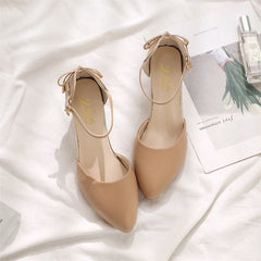 Summer Womens Shoes Versatile Strap-clip Closed-toe Sandals