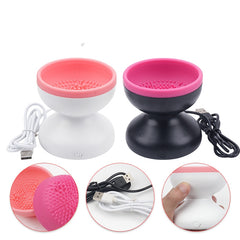 Elektrischer Make-up-Pinselreiniger, tragbar, automatisch, USB-Anschluss, Reinigungsset für Kosmetikpinsel aller Größen