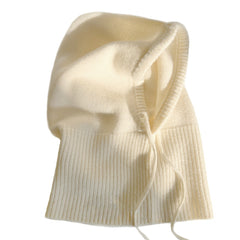 Cashmere Knitted Beanie With Earflaps