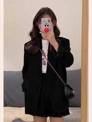 High-End Korean-Style British-Style Khaki Suit Jacket