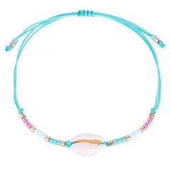 Women's Fashion Shell Bead Woven Bracelet