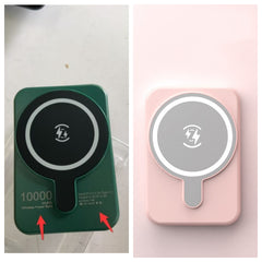 Mini-Powerbank mit Schnellladefunktion, magnetisch, kabellos, 5000 mAh, tragbar