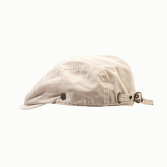 Personalized Fashion Short Brim Silver Buckle Cap