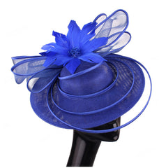 Bridal Hair Accessory - Feathered Fascinator for Wedding Banquets Parties and Photo Shoots
