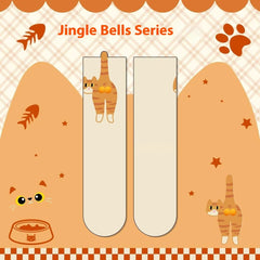 Cute Cat Socks With Balls Summer Breathable Soft Cotton Socks Funny Cotton Sock Middle Tube Girl Women Novelty Sport Socks