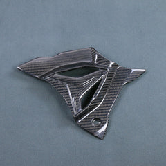 Motorcycle Modified Carbon Fiber Gear Cover Shell Accessories Natural Carbon