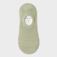 Women's Summer Mesh Thin Invisible Socks Solid Color Breathable Low-Top Silicone Non-Slip No-Slip Short Socks