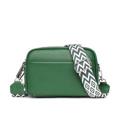 High Quality Genuine Leather Women Crossbody Shoulder Bags 2023 Luxury Solid Color Cow Leather Handbag Female Messenger Tote Sac