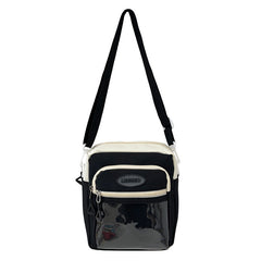 Crossbody Bag Girl Students' Personality Contrast Color