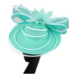Bridal Hair Accessory - Feathered Fascinator for Wedding Banquets Parties and Photo Shoots
