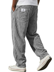 Men's Retro Corduroy Loose Straight-Leg Pants