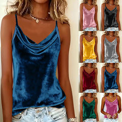 Women's Solid Color Camisole T-Shirt
