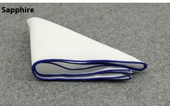 Trendy Men Wedding Groom Groomsman Suit Shirt Dress Corsage Square Scarf