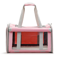 Outdoor Portable Pet Bag Transparent Breathable Foldable Pet Bag