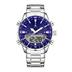 Steel Band Cool And Stylish Luminous Mens Watch