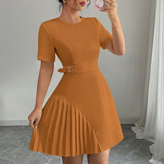 Fashionable And Elegant Short-Sleeve Dress For Women