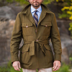 Thin Plus-Size Trench Coat Men's Casual Jacket