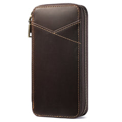 Student Pencil Case Made From Crazy Horse First-Layer Cowhide