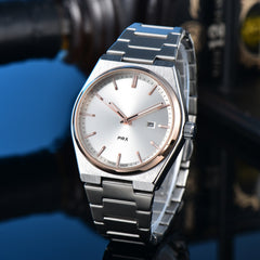 New Simple, Elegant, And Stylish Quartz Mens Watch With Steel Band