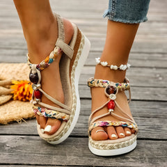 Women's Casual Thick-Soled High-Heel Sandals
