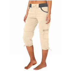 A-line Loose Wide-leg Adjustable Pants