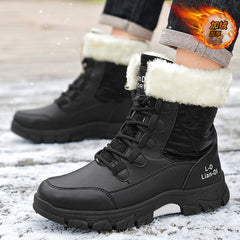 New Fleece-Lined Fashionable British-Style Boots For Men