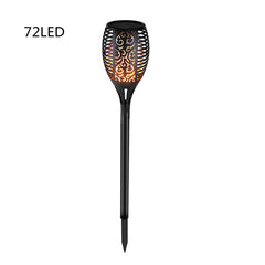 LED Waterproof Solar Torch Light Lamp Outdoor Landscape Decoration Garden Lawn Light