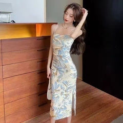 Waist-cinching Mid-length Dress That Flatters