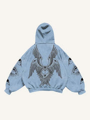 Fashion Casual Printed Polyester Sweater
