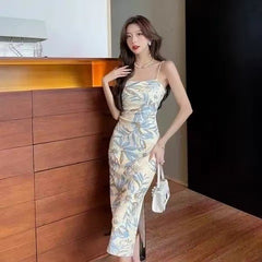 Waist-cinching Mid-length Dress That Flatters