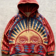 Fashion Casual Printed Polyester Sweater